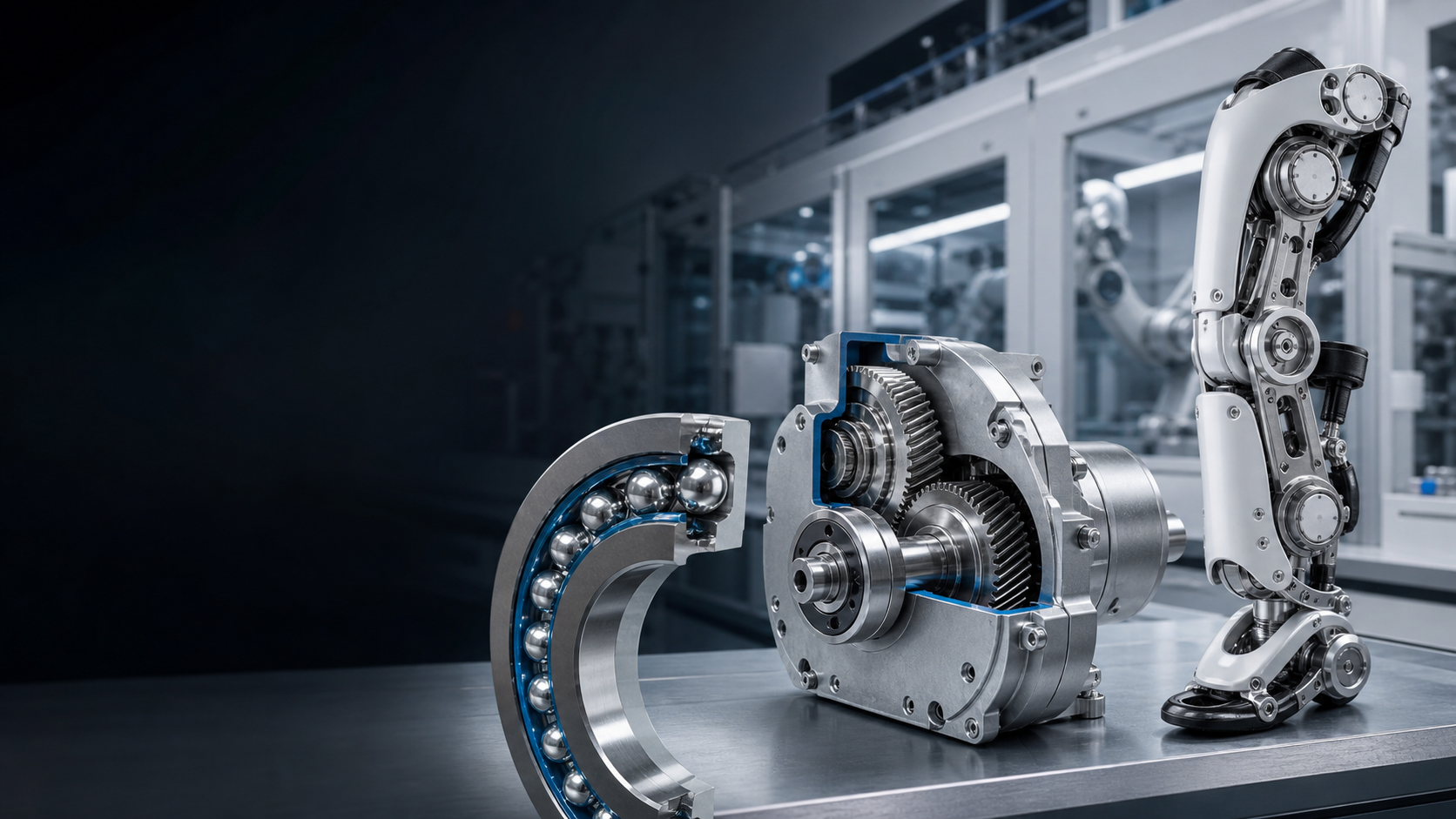 Water-lubricated bearings, precision reducers and exoskeleton robotic systems engineered for demanding motion applications.