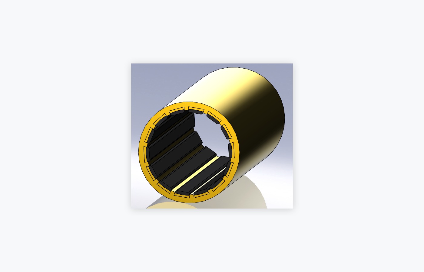 Non Metallic Marine Cutless Bearing Water Lubricated Composite Sleeve Bearing - Image 2 Non Metallic Marine Cutless Bearing Water Lubricated Composite Sleeve Bearing - Image 2